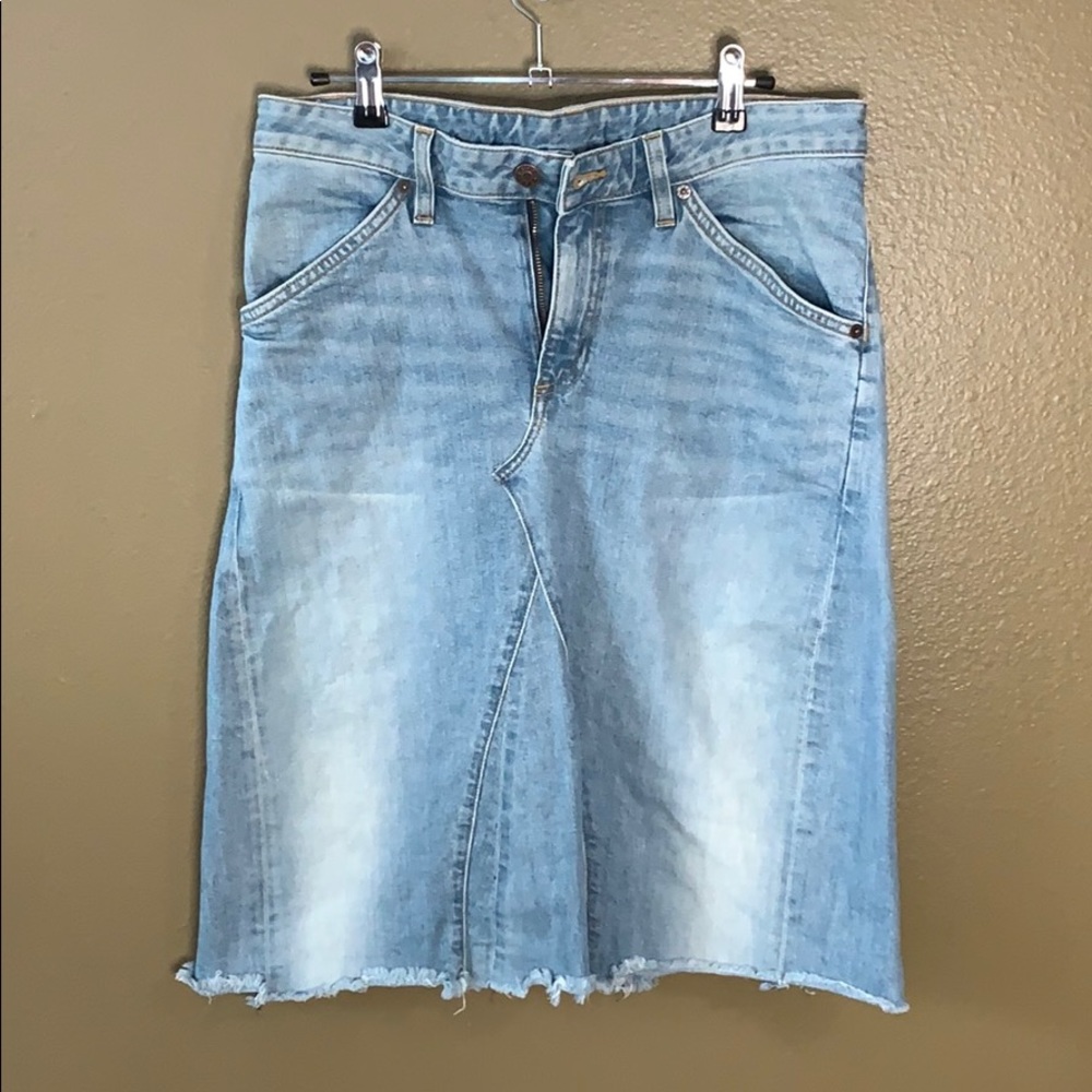 High waist a-line 6397 denim skirt size 27